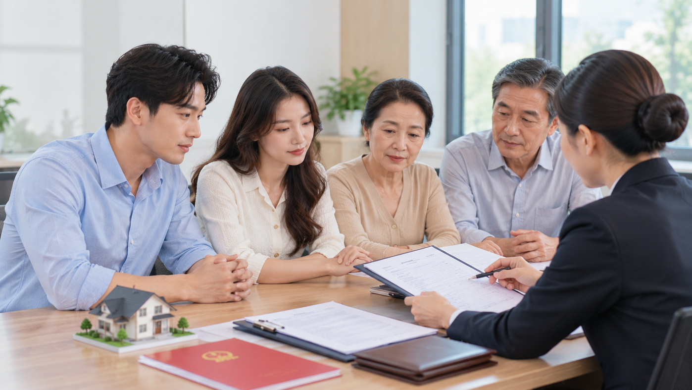 Family Reviewing Real Estate Documents.png
